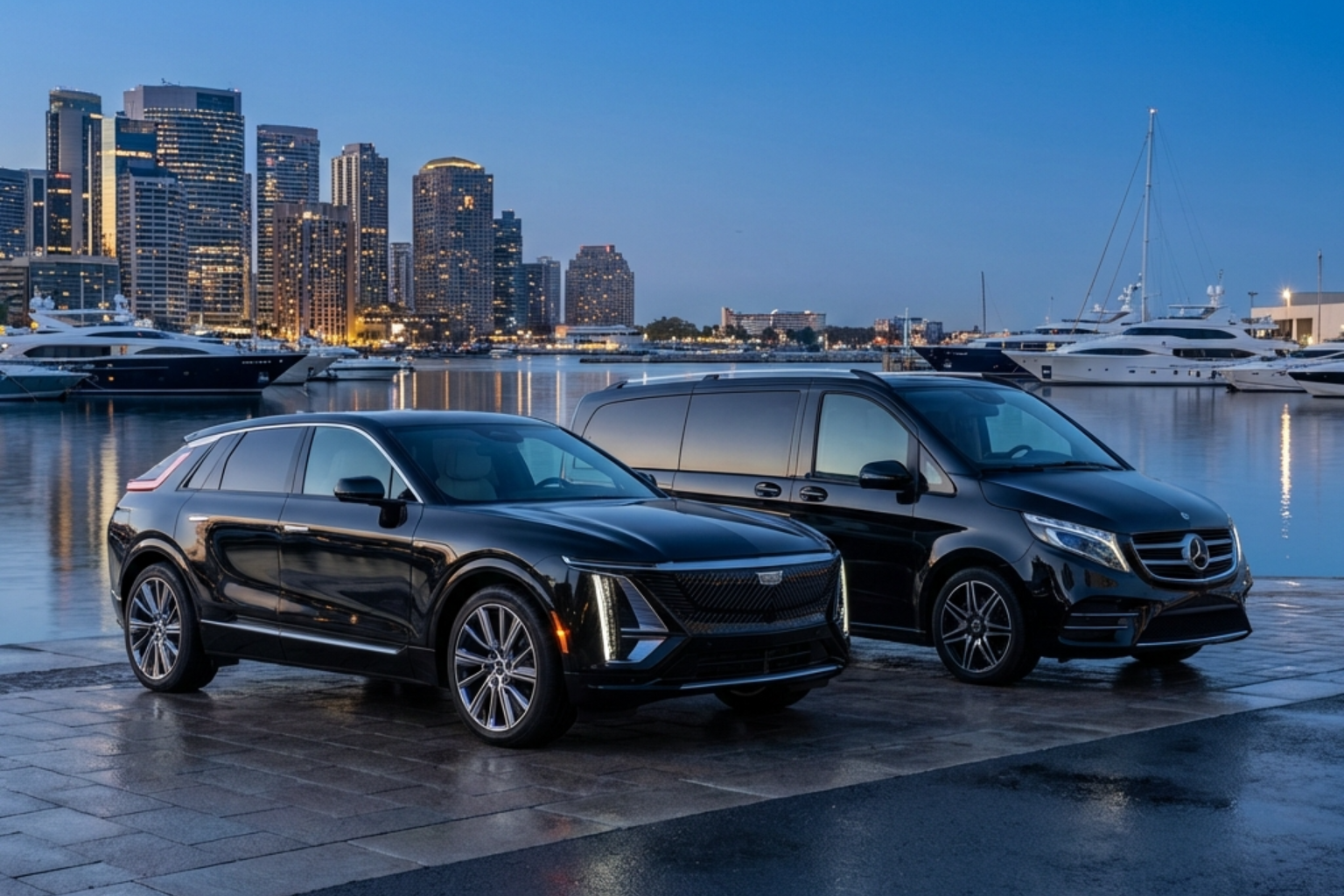 Premium group transportation near Vancouver waterfront