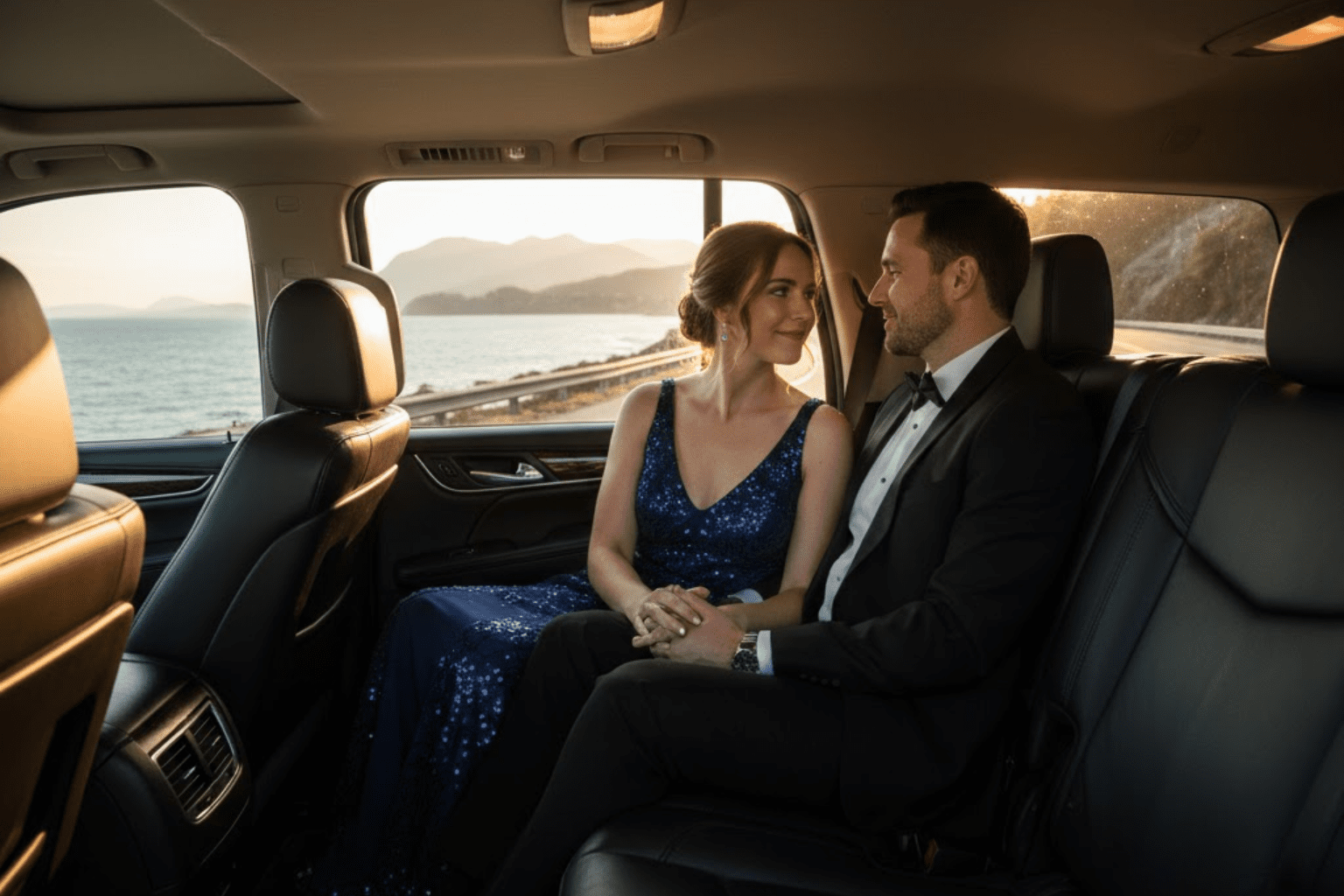 Scenic Valentine’s Day drive in Vancouver with private luxury SUV
