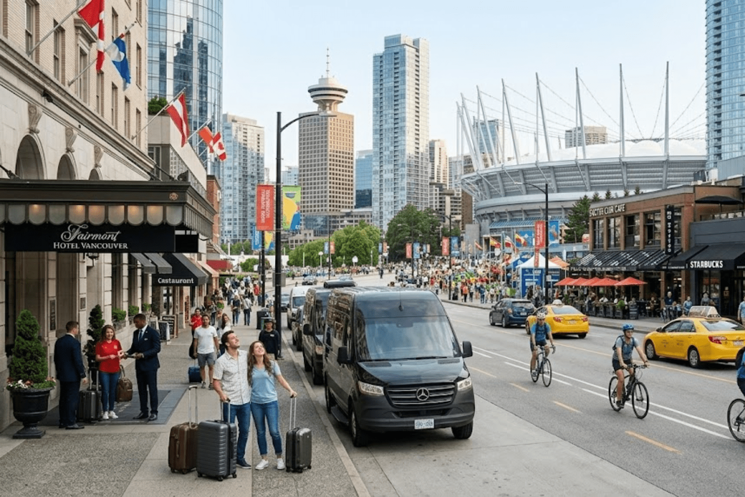 Downtown Vancouver hotels near the stadium during the FIFA World Cup