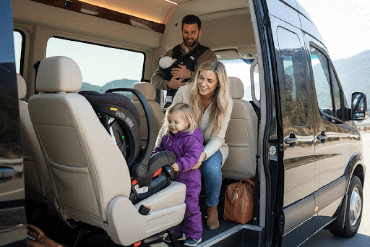 Family-Friendly Shuttle With Child Seats